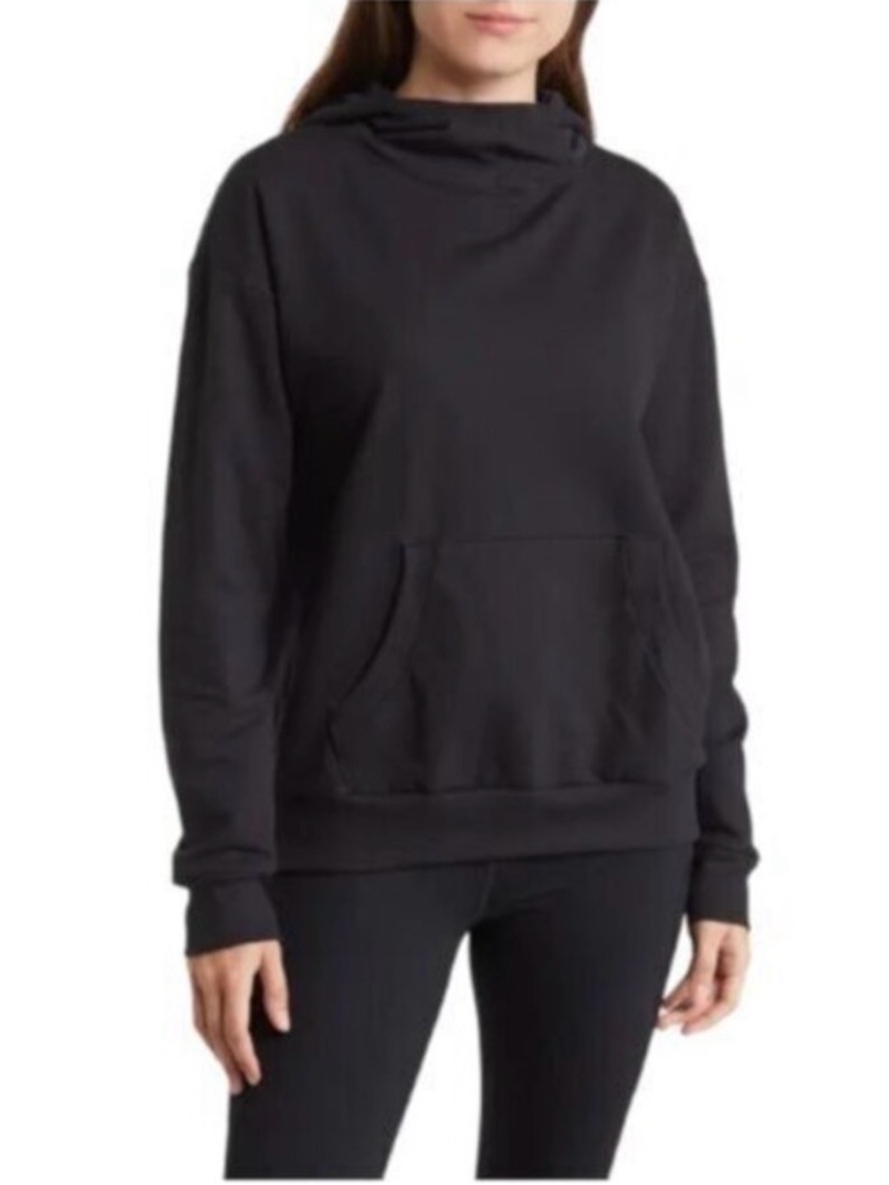 Z by Zella Freestyle Essential Pullover Hoodie Black Women’s Sz XS